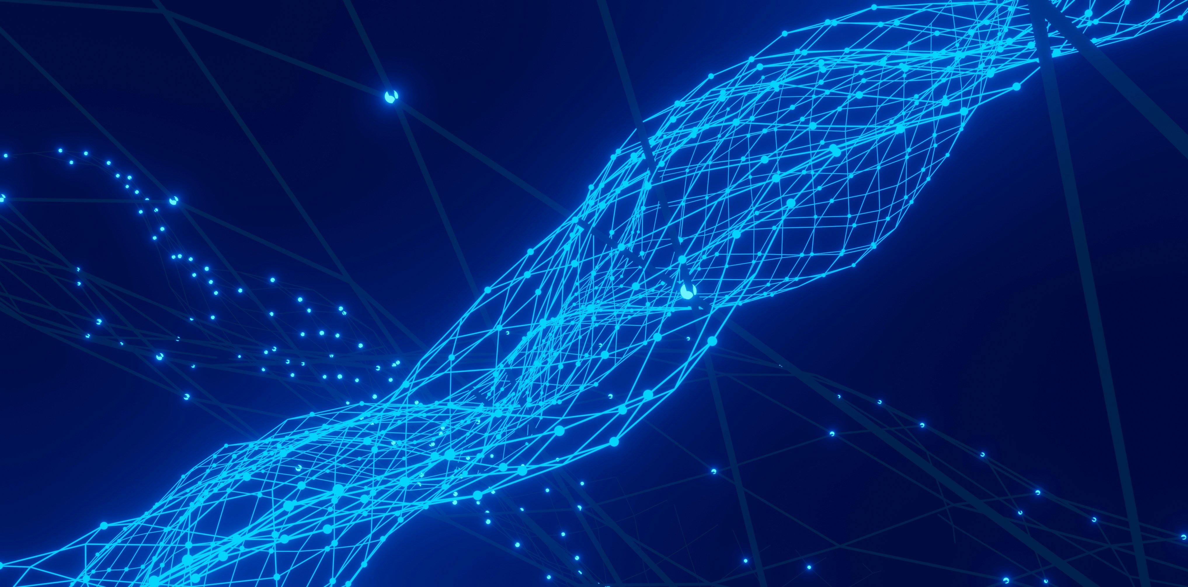 Lights and codes intertwining to create light