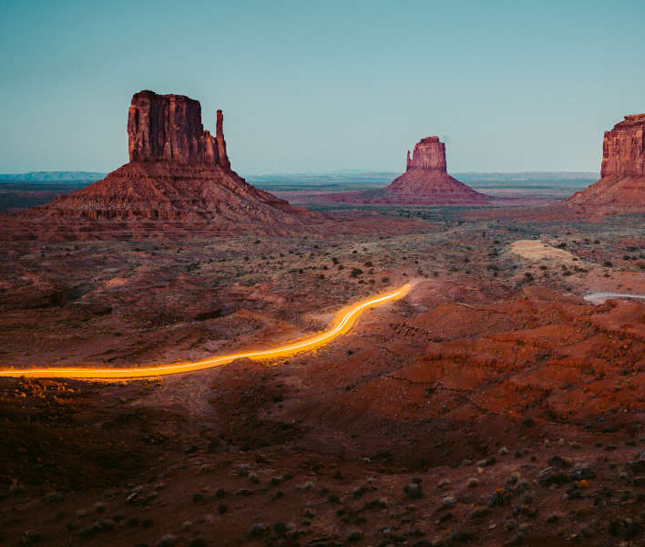 Oljato-Monument Valley rock landscape.